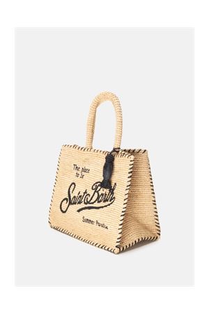 Colette Hand Bag In Raffia With Shoulder Trim MC2 SAINT BARTH | Crossbody Bags | COL001309045L